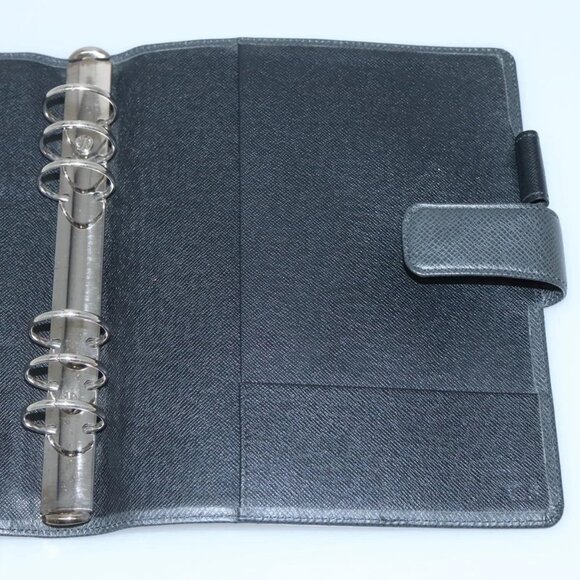 LOUIS VUITTON Taiga Agenda GM Day Planner Cover Black - Picture 12 of 16